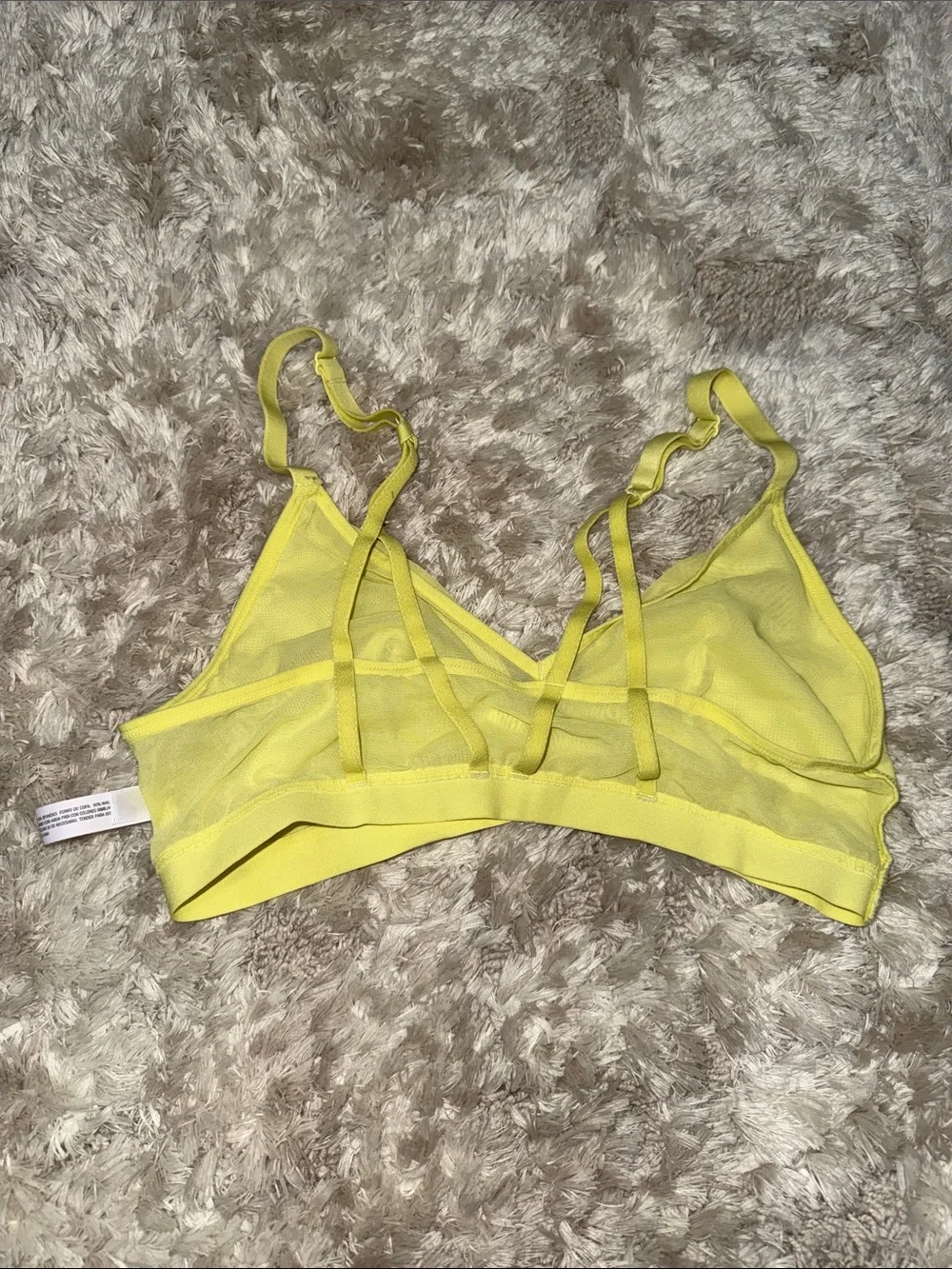 Lightweight Yellow Bralette - Picture 3 of 8